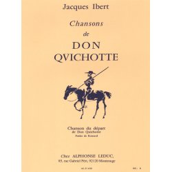 Jacques Ibert: Chansons De Don Quichotte No. 1 - Chanson Du Dpart
