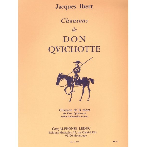 Jacques Ibert: Chansons De Don Qvichotte No. 4 - Chanson De La Mort