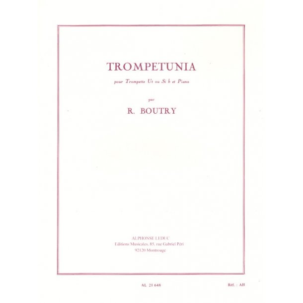 Roger Boutry: Trompetunia (Trumpet & Piano)