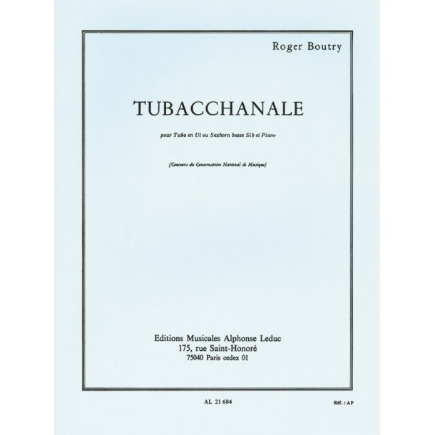 Roger Boutry: Tubacchanale (Tuba & Piano)