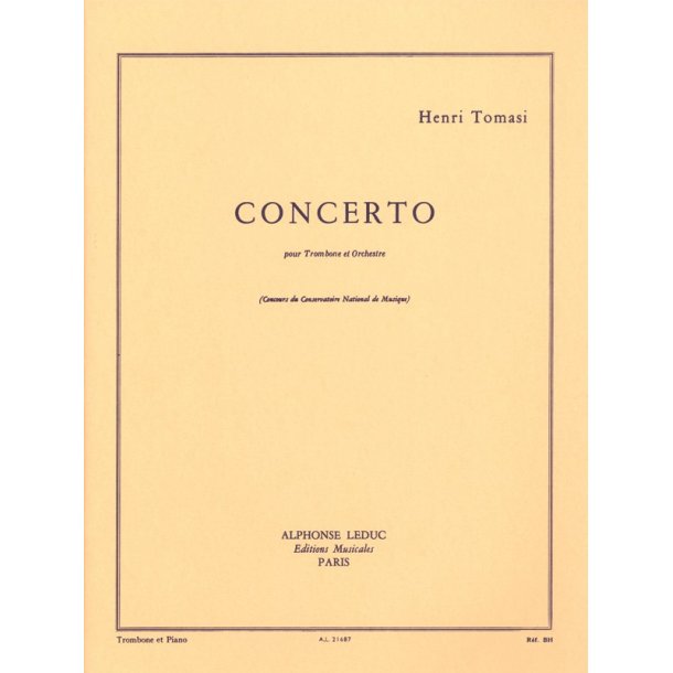 Henri Tomasi: Concerto (Trombone & Piano)