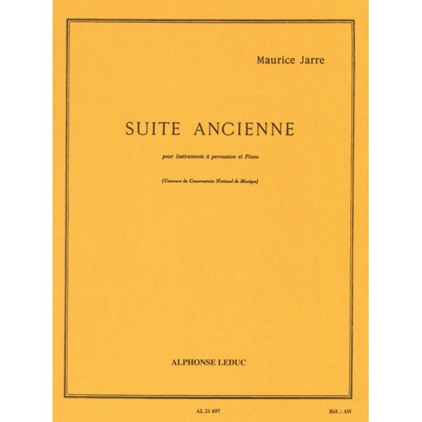Maurice Jarre: Suite ancienne (Percussion(s) & Piano)