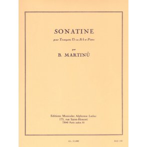 Bohuslav Martinu: Sonatina (Trumpet)