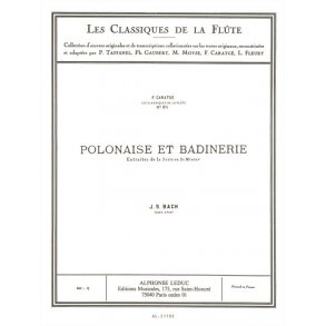J.S. Bach: Polonaise Et Badinerie (Flute And Piano)