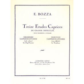 Eugène Bozza: 13 Etudes-Caprices de grand Difficulté (Trombone solo)
