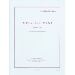 Raymond Gallois-Montbrun: Divertissement (Flute & Piano)