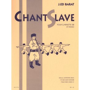 Jacques Ed. Barat: Chant slave (Clarinet & Piano)