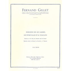 Ferdinand Gillet: Exercices sur les Gammes, les Intervalles et les Staccato (Oboe solo)