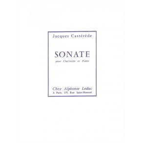 Jacques Castérède: Sonate (Clarinet & Piano)