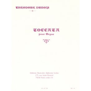 Théodore Dubois: Toccata (Organ)