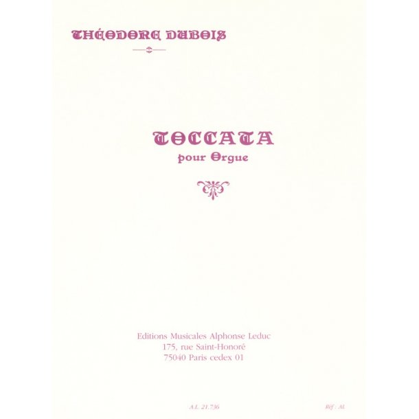 Th&eacute;odore Dubois: Toccata (Organ)