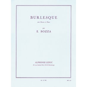 Eugène Bozza: Burlesque (Bassoon & Piano)