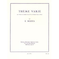 Eug&egrave;ne Bozza: Th&egrave;me Vari&eacute; (Bass Trombone and Piano)