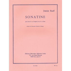 Jeanine Rueff: Sonatine (Trumpet & Piano)