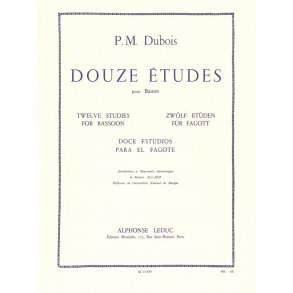 Pierre Max Dubois: 12 Etudes (Bassoon solo)