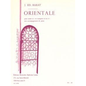 Jacques Ed. Barat: Orientales (Trumpet & Piano)