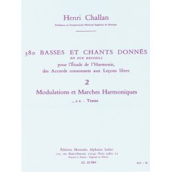 Challan 380 Basses Et Chants Donnes 2 Modulations Marches 2a Textes Bk