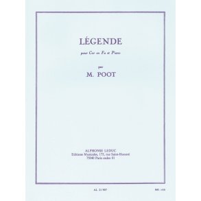 Marcel Poot: Légende (Horn & Piano)