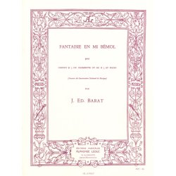 Jacques Ed. Barat: Fantaisie In E Flat Minor (Trumpet And Piano)