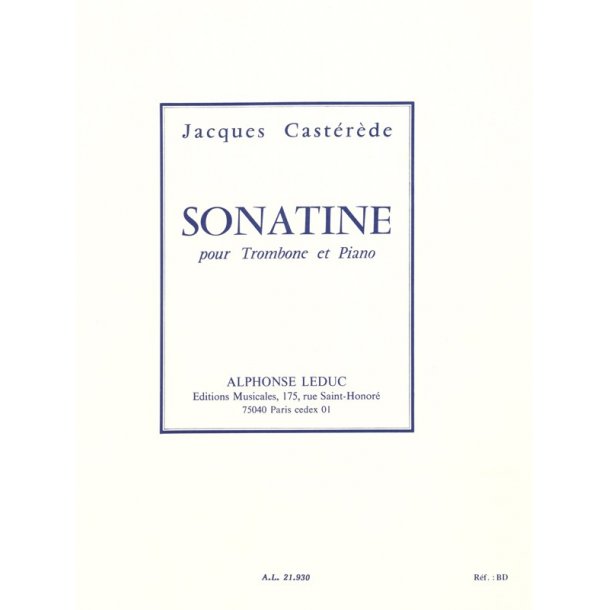 Jacques Casterede: Sonatine
