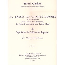 Challan 380 Basses Et Chants Donnes 4 Septiemes Diff Espece 4b Real Bk