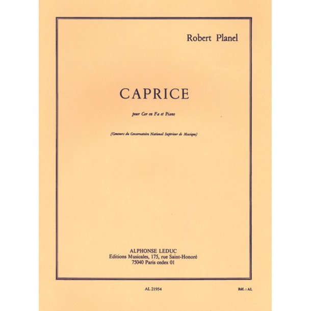 Robert Planel: Caprice (Horn & Piano)
