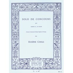 Eug&egrave;ne Cools: Solo de Concours Op.84 (Bb trpt) (Trumpet & Piano)