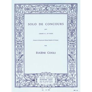 Eugène Cools: Solo de Concours Op.84 (Bb trpt) (Trumpet & Piano)