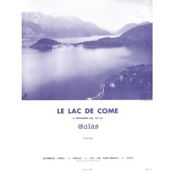Marie-C&eacute;cile Galos: Le Lac de C&ocirc;me (Piano solo)
