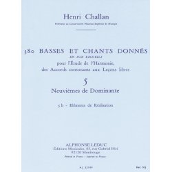Henri Challan: 380 Figured Bass Exercises (5b)