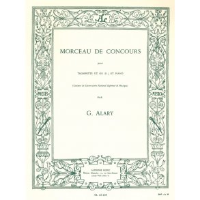 Georges Alary: Morceau de Concours (Trumpet & Piano)