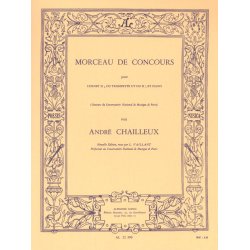 Andr&eacute; Chailleux: Morceau de Concours (Trumpet & Piano)
