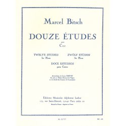 Marcel Bitsch: 12 Etudes (Horn solo)
