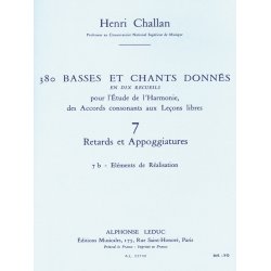 Henri Challan: 380 Figured Bass Exercises (7b)