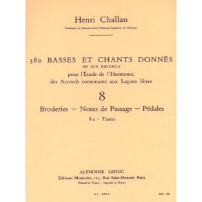 Challan 380 Basses Et Chants Donnes 8 Broderies Pass Pedal 8a Text Bk
