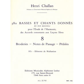 Challan 380 Basses Et Chants Donnes Vol 8 Broderies Passage Pedales 8b