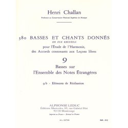 Henri Challan: 380 Figured Bass Exercises (9b)