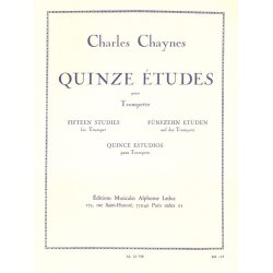 Charles Chaynes: 15 Etudes (Trumpet solo)