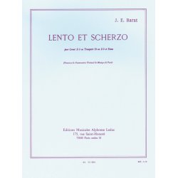 Jacques Ed. Barat: Lento et Scherzo (Trumpet & Piano)