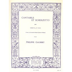 Philippe Gaubert: Cantabile et Scherzetto (Bb trpt) (Trumpet & Piano)