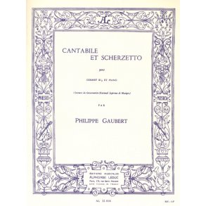 Philippe Gaubert: Cantabile et Scherzetto (Bb trpt) (Trumpet & Piano)