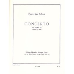 Pierre Max Dubois: Concerto No.1 (Saxophone-Alto & Piano)