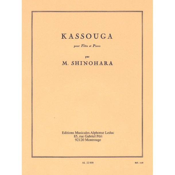 Makoto Shinohara: Kassouga (Flute & Piano)