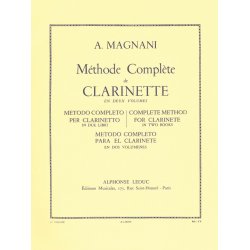 Aurelio Magnani: M&eacute;thode compl&egrave;te Vol.1 (Clarinet solo)
