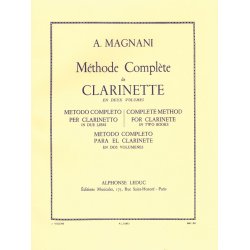 Aurelio Magnani: M&eacute;thode compl&egrave;te Vol.2 (Clarinet solo)