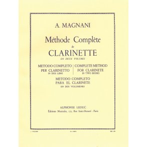 Aurelio Magnani: Méthode complète Vol.2 (Clarinet solo)
