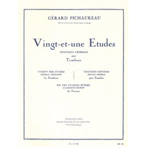 Claude Pichaureau: 21 Etudes (Trombone solo)