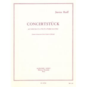 Jeanine Rueff: Concertstück (C or B flat) (Tuba & Piano)