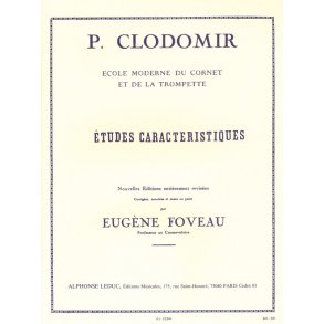 P. Clodomir: 12 Etudes caractéristiques Op.12 (Trumpet solo)