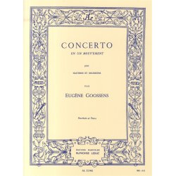Eug&egrave;ne Goossens: Concerto en 1 Mouvement Op.45 (Oboe & Piano)